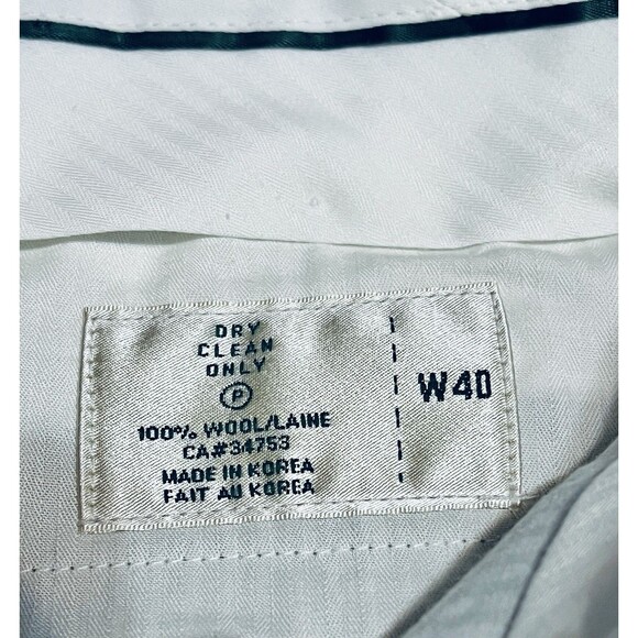 Fairway & Greene Men’s Vintage Size W40 Khaki Tan 100% Wool Performance Pants - Picture 4 of 7